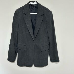 Lafayette 148 Gray Wool Blazer Size 8